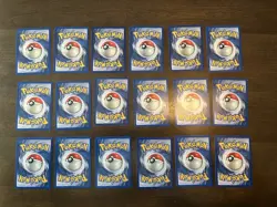 Lot Of 18 Pokemon Unlimited Base Set Cards 1999 Wizards No Holos - Image 2