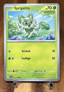 Sprigatito 013/198 SV1 Scarlet & Violet Base Non Holo Pokemon Card NM - Image 1