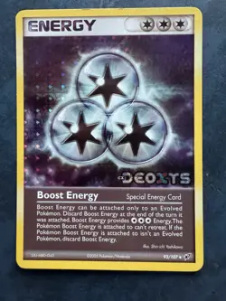 Pokemon Card - Boost Energy Reverse - 93/107 - Deoxys - 2005 - Image 1