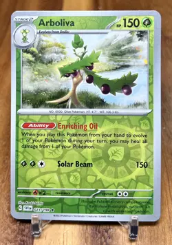Arboliva 023/198 SV1 Scarlet & Violet Base Reverse Holo Pokemon Card NM - Image 1