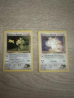 Pokemon Cards Giovanni’s Meowth Set With Bonus Gift - Image 1