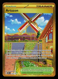 Artazon 229/197 Secret Rare Obsidian Flames Pokemon Card - Image 1