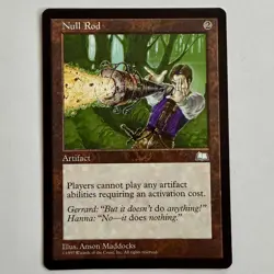 Null Rod - Weatherlight (1997) - LP - MTG Artifact - Vintage Magic Card - Image 1