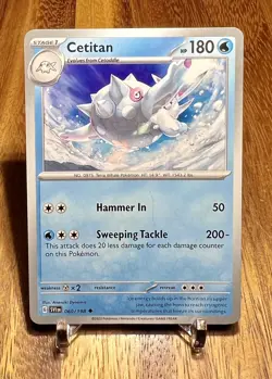 Cetitan 060/198 Non Holo Uncommon SV1 Scarlet & Violet Base Set Pokemon Card NM - Image 1