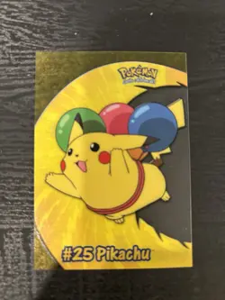 Pokemon Card: 2000 Topps #25 Pikachu PC1 Clear Card - Image 2