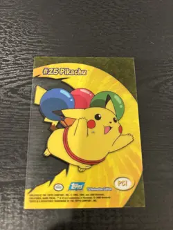 Pokemon Card: 2000 Topps #25 Pikachu PC1 Clear Card - Image 4