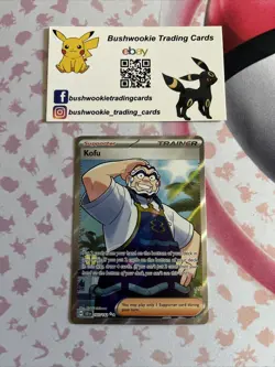 Pokemon Card - S&V: Stellar Crown 165/142 - KOFU (ultra rare) - NM/Mint - Image 1