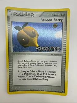Balloon Berry 84/107 EX Deoxys Reverse Holo Rare Stamped Pokemon Card - Image 3