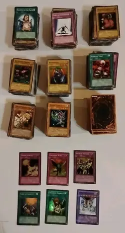 Yu-Gi-Oh/Bundle Job Lot/ 1000+ Cards /Circa 1996 / HEAVILY PLAYED Condition - Image 1