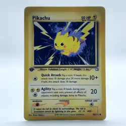 Pokemon TCG Karte - Pikachu 70/111 1st Edition Neo Genesis Englisch - Image 1