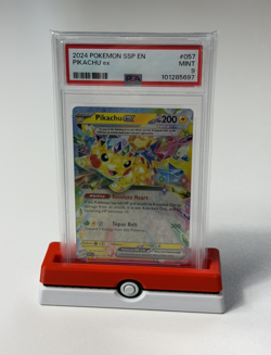 PSA 9 Pikachu EX 057/191 - Surging Sparks 2024 - MINT - Pokemon Card TCG - Image 1