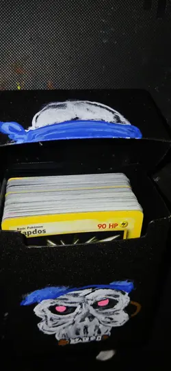 Pokemon X90 Plus Shiney Holo Card Collection With Deck Box Storage Unit Find Use - Image 1