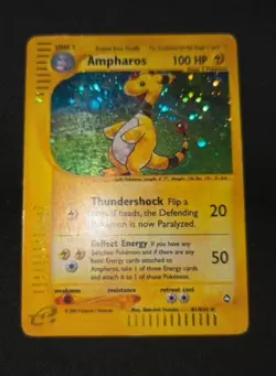 Pokemon Card-Ampharos-H1/H32-Aquapolis- Holo-ENG-Very Good - Image 1