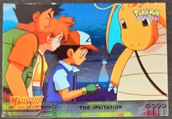 1998 Topps Pokemon Mewtwo Strikes Back Card #13 The Invitation Foil LP - Image 1