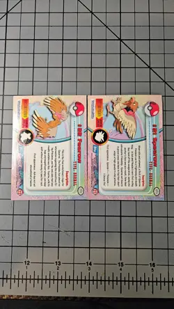 Pokemon 1999 Topps TV Pokemon Cards - #21 spearow & #22 fearow - Image 5