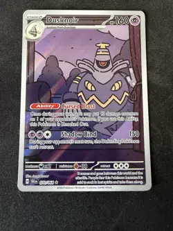 Pokemon TCG Dusknoir Holo Card Shrouded Fable 070/064 NM - Image 1
