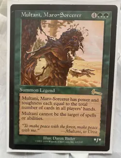 MTG Multani, Maro-Sorcerer Urza's Legacy Card # 107 Magic The Gathering - Image 1