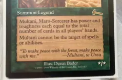 MTG Multani, Maro-Sorcerer Urza's Legacy Card # 107 Magic The Gathering - Image 3