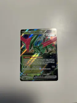 Pokemon Card Iron Leaves EX PSA 10 Graded Scarlet and Violet Temporal Forces - Image 1