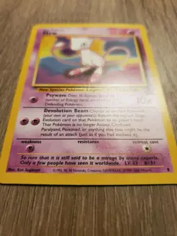 Mew Black Star Promo #8 Non-Holo Pokemon Card NM/Mint 2000 - Image 2