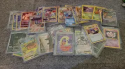 Pokemon Bundle - 60+ Cards! - Booster Packs, Art Rares/EX, VMAX & More - Image 1