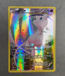 Pokemon TCG Mew XY110 Full Art Holo Black Star Promo Card 2016 - Image 1