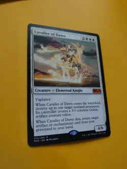 Cavalier of Dawn. Mythic knight Core Set 2020. M20. Magic the Gathering Card. - Image 3