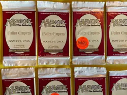 12 MTG Magic the Gathering Fallen Empires Booster Packs 1994 Factory Sealed - Image 2