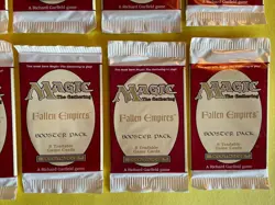 12 MTG Magic the Gathering Fallen Empires Booster Packs 1994 Factory Sealed - Image 5