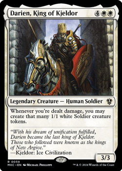 Darien, King of Kjeldor Commander: Murders at Karlov Manor Regular - Image 1