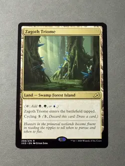 MTG Zagoth Triome Ikoria Lair Of Behemoths Regular NM - Image 1