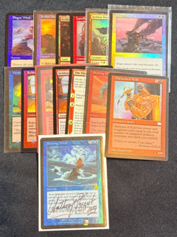 17 Magic the Gathering MTG Keldon Foil Non-Foil Artist Proof Lot Vintage - Image 1