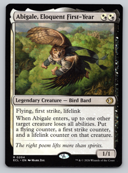 Abigale, Eloquent First-Year - Lorwyn Eclipsed MTG - Image 1