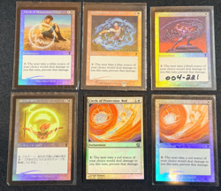 17 Magic the Gathering MTG Circle of Protection Lot Foil Non Foil Beta 7th Ed - Image 4