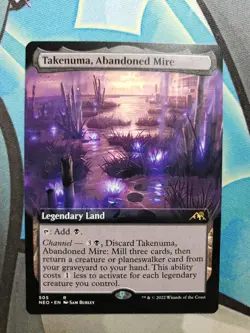 MTG Takenuma, Abandoned Mire Kamigawa: Neon Dynasty 505 Regular Rare - Image 1