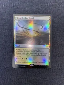 MTG SHINESHADOW SNARL x1 : *FOIL* : Strixhaven : Rare : NM : 2021 - Image 1