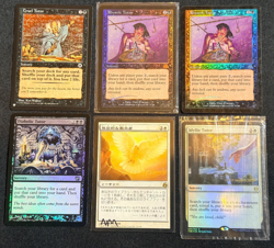 6 Magic the Gathering MTG Cruel Rhystic Diabolic Idyllic Tutor Lot Foil MP/LP - Image 1