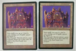 1x Magic The Gathering MTG - The Dark - Stone Calendar - Moderate Play MP - Image 1
