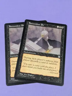 MTG Magic: Stronghold: Bottomless Pit Uncommon - LP - Image 3