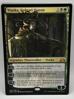 MTG 2018 Guilds of Ravnica - #213 Vraska, Golgari Queen - Image 1