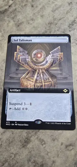 Sol Talisman (Extended Art) Modern Horizons 2 Regular Artifact Rare MTG NM - Image 1