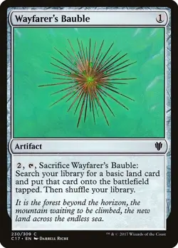 1x Wayfarer's Bauble NM Eng MTG - Commander 2017 - Image 1