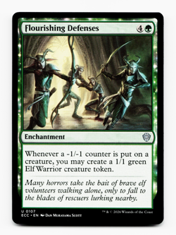 Flourishing Defenses [Commander: Lorwyn Eclipsed] MTG NM 🌳 - Image 1