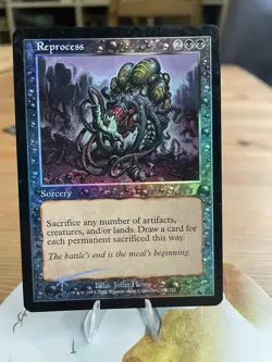 MTG rare foils Reprocess 7th, Chain of Smog, Parallax Nexus, Stronghold Assassin - Image 2