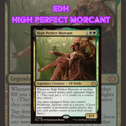 EDH - High Perfect Morcant Elf Tribal , MTG Commander Deck, Bracket 2 - Image 1