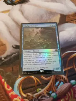 Sludge Monster Foil MTG Midnight Hunt - Pack Fresh - - Image 1
