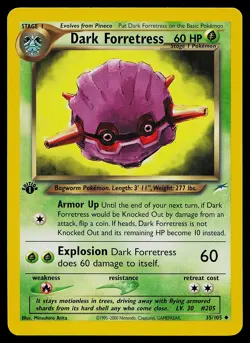 Pokemon Card - Dark Forretress Neo Destiny 35/105 Uncommon 1st Edition - Image 1