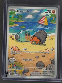 Dwebble #129/086 Pokemon SV: Black Bolt 2025 NM 🔥 - Image 3