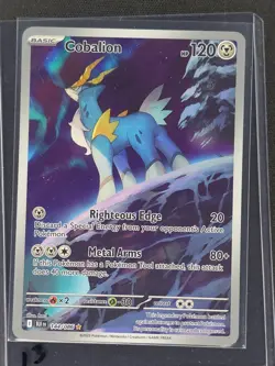 Cobalion #144/086 Pokemon SV: Black Bolt 2025 NM 🔥 - Image 3