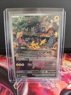 Pokemon Card - Pikachu 173/165 Illustration Rare - S&V 151 English {696} - Image 1